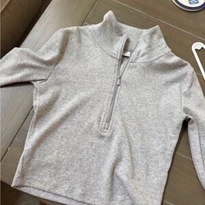 Sunday Best Light Heather Gray Half-Zip Pullover